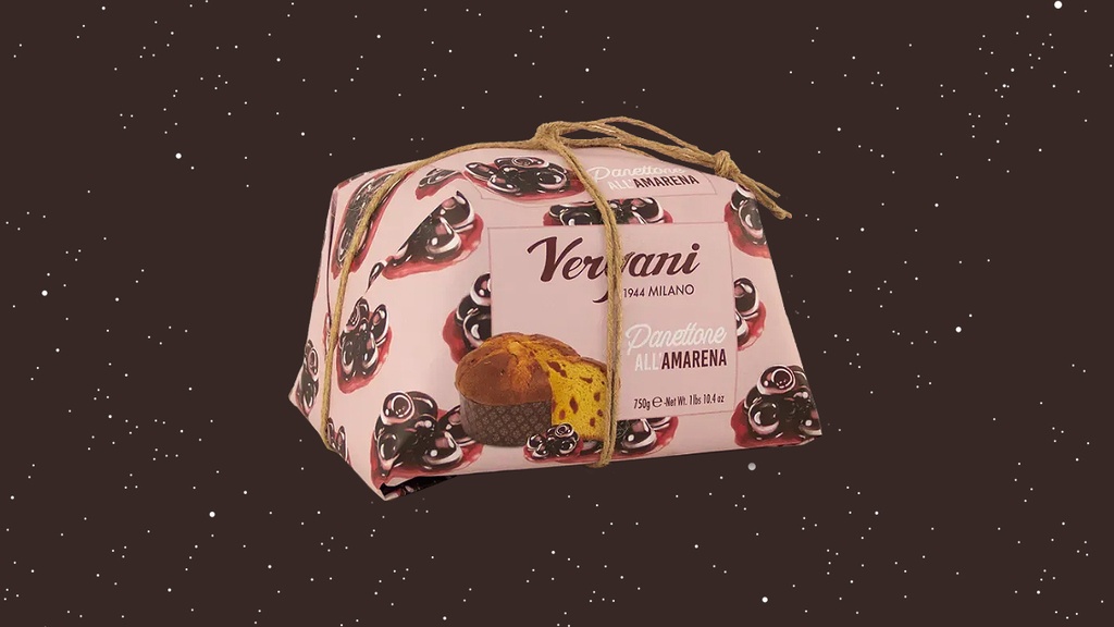 Black Cherry & Cream Panettone (750gr), Vergani