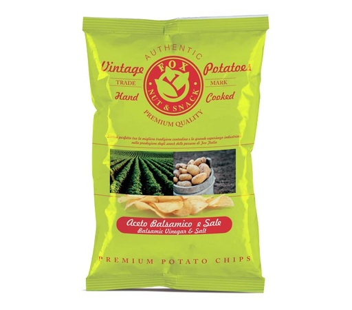 Balsamic Vinegar & Sea Salt Crisps  (120gr), Fox Italia